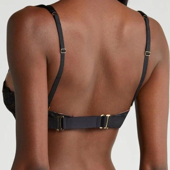 We Are HAH After Hours Bra Womens Cup Size A Black Underwire Push Up NWT - Picture 3 of 7